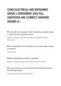CWEA ELECTRICAL AND INSTRUMENT&NewLine;GRADE 2 ASSESSMENT 2026 FULL&NewLine;QUESTIONS AND CORRECT ANSWERS&NewLine;GRADED A&plus;