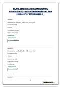 MLPAO CERTIFICATION EXAM &vert; QUESTIONS & VERIFIED ANSWERS&vert;BRAND NEW 2026-2027 UPDATE