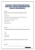 MLPAO MLA&sol;T CERTIFICATION EXAM &vert; QUESTIONS & VERIFIED ANSWERS&vert;BRAND NEW 2026-2027 UPDATE