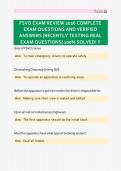 FSVO Exam Review 2026&comma; Fire Service Vehicle Operator &mdash; Complete Exam Questions and Verified Answers Study Guide