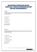 HUD HOUSING COUNSELLING &vert;ACTUAL QUESTIONS & VERIFIED ANSWERS&vert;BRAND NEW 2026-2027 UPDATE&vert;GRADED A&plus;