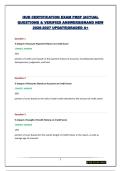 HUD CERTIFICATION EXAM  &vert;ACTUAL QUESTIONS & VERIFIED ANSWERS&vert;BRAND NEW 2026-2027 UPDATE&vert;GRADED A&plus;