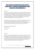 HUD HOUSING COUNSELLORS EXAM  &vert;ACTUAL QUESTIONS & VERIFIED ANSWERS&vert;BRAND NEW 2026-2027 UPDATE&vert;GRADED A&plus;