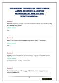 HUD HOUSING COUNSELLOR CERTIFICATION&vert;ACTUAL QUESTIONS & VERIFIED ANSWERS&vert;BRAND NEW 2026-2027 UPDATE&vert;GRADED A&plus;