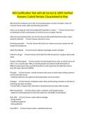 WSI Certification Test with all Correct & 100&percnt; Verified Answers &vert;Latest Version &vert;Guaranteed to Pass