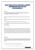 NCLEX NCSBN &vert;ACTUAL QUESTIONS & VERIFIED ANSWERS&vert;BRAND NEW 2026-2027 UPDATE&vert;GRADED A&plus;