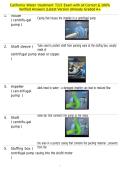 California Water treatment T2&sol;3 Exam with all Correct & 100&percnt; Verified Answers &vert;Latest Version &vert;Already Graded A&plus;