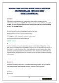 NCSBN EXAM &vert;ACTUAL QUESTIONS & VERIFIED ANSWERS&vert;BRAND NEW 2026-2027 UPDATE&vert;GRADED A&plus;
