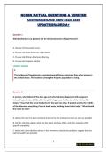 NCSBN &vert;ACTUAL QUESTIONS & VERIFIED ANSWERS&vert;BRAND NEW 2026-2027 UPDATE&vert;GRADED A&plus;