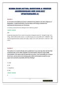 NCSBN EXAM &vert;ACTUAL QUESTIONS & VERIFIED ANSWERS&vert;BRAND NEW 2026-2027 UPDATE&vert;GRADED A&plus;