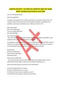 COMPTIA SECURITY&plus; 701 PRACTICE COMPLETE 2026-2027 EXAM PAPER- REVISION QUESTIONS & SOLUTIONS