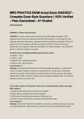 MRO PRACTICE EXAM Actual Exam 2026&sol;2027 &ndash; Complete Exam-Style Questions &vert; 100&percnt; Verified &ndash; Pass Guaranteed &ndash; A&plus; Graded