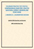 COLORADO PRACTICE TEST FOR PSI &vert; COMPREHENSIVE EXAM PREP&comma; PRACTICE QUESTIONS&comma; CORRECT ANSWERS AND STUDY GUIDE