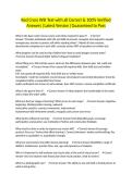 Red Cross WSI Test with all Correct & 100&percnt; Verified Answers &vert;Latest Version &vert;Guaranteed to Pass