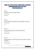 MSSC  CLA  TEST&vert;ACTUAL QUESTIONS & VERIFIED ANSWERS&vert;BRAND NEW 2026-2027 UPDATE&vert;GRADED A&plus;
