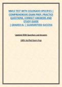 NMLS TEST WITH COLORADO SPECIFICS &vert; COMPREHENSIVE EXAM PREP&comma; PRACTICE QUESTIONS&comma; CORRECT ANSWERS AND STUDY GUIDE