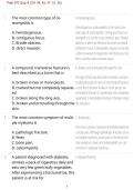PATH 370 Quiz 8 2026&sol;2027 &vert; Chapters 44&comma; 45&comma; 47&comma; 51 & 52 Study Guide
