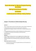 Davis Advantage Medical-Surgical Nursing 3rd Ed Original Practice Questions&vert; Medical-Surgical Nursing Practice Bank &vert; NCLEX-Style & Clinical Judgment