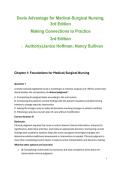 2026 Medical-Surgical Nursing Practice Questions &vert; Davis Advantage 3rd Edition &vert; NCLEX-Style Clinical Judgment Review