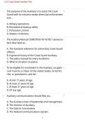 U&period;S&period; Coast Guard Auxiliary Test Study Guide &ndash; Practice Questions&comma; Answers & Exam Review 2026&sol;2027