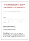 PALS 2025 EXAMINATION PREPARATION&colon; 300 UNIQUE &NewLine;MULTIPLE-CHOICE QUESTIONS AND CORRECT &NewLine;ANSWERS&vert;2026 UPDATES&vert; WITH COMPLETE SOLUTIONS