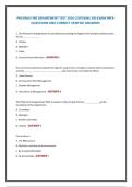 PHOENIX FIRE DEPARTMENT TEST 2026 CONTAINS 250 EXAM PREP&NewLine;QUESTIONS AND CORRECT VERIFIED ANSWERS
