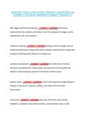 HRIR 3021 FINAL EXAM LATEST 2026&sol;2027 QUESTIONS and &NewLine;CORRECT DETAILED ANSWERS ALREADY GRADED A&plus; 