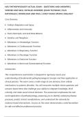 N212 PATHOPHSIOLOGY ACTUAL EXAM &ndash; QUESTIONS AND ANSWERS &vert;&NewLine;VERIFIED AND WELL DETAILED ANSWERS &vert;EXAM TESTBANK &vert; PLUS&NewLine;RATIONALES &vert; DOWNLOAD AND PASS &vert; LATEST EXAM UPDATE 2026&sol;2027