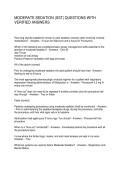 MODERATE SEDATION &lpar;SST&rpar; QUESTIONS WITH VERIFIED ANSWERS