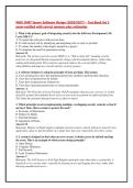 WGU D487 Secure Software Design &lpar;2026&sol;2027&rpar; &ndash; Test Bank Set 3 &NewLine;exam verified with correct answers plus rationales