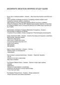 MODERATE SEDATION VERIFIED STUDY GUIDE