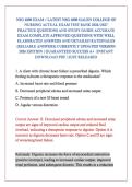 NSG 4800 EXAM &sol; LATEST NSG 4800 GALEN COLLEGE OF NURSING ACTUAL EXAM TEST BANK 2026&sol;2027 PRACTICE QUESTIONS AND STUDY GUIDE ACCURATE EXAM COMPLETE APPROVED QUESTIONS WITH WELL ELABORATED ANSWERS AND DETAILED RATIONALES &lpar;RELIABLE ANSWERS&rpar; CURRENTLY UPDATED