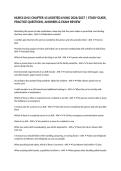 NURS110-01 CHAPTER 43 ASSISTED LIVING 2026&sol;2027 &vert; STUDY GUIDE&comma; PRACTICE QUESTIONS&comma; ANSWERS & EXAM REVIEW