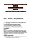 2026Medical-Surgical Nursing Practice Questions & NCLEX-Style Review &vert; Davis Advantage 3rd Edition &vert; Original Questions &plus; Rationales&vert;clinical judgement