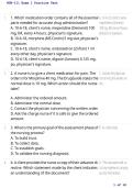 NUR 111 Exam 1 Practice Test &vert; Nursing Questions & Review
