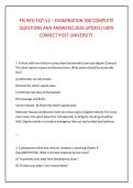 PN HESI EXIT V2 &ndash; EXAMINATION 300 COMPLETE &NewLine;QUESTIONS AND ANSWERS&vert;2026 UPDATE&vert;100&percnt; &NewLine;CORRECT POST UNIVERSITY&period; 