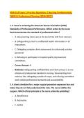 NUR 212 Exam 1 Practice Questions &vert; Nursing Fundamentals&comma; &NewLine;QSEN & Professional Nursing &lpar;2026&sol;2027&rpar; 