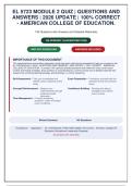 EL 5723 Module 2 Quiz Questions and Answers 2026 Update 100 Correct American College of Education &vert; 140 Questions and Answers with Detailed Rationales &vert; 2026 Update &vert; 100&percnt; Correct &NewLine;