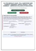 EL 5723 Module 3 Quiz Full Questions and Correct Answers 2026 27 Update 100 Correct American College of Education &vert; 150 Questions and Answers with Detailed Rationales &vert; 2026&sol;27 Update &vert; 100&percnt; Correct &NewLine;
