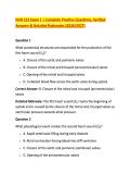 NUR 212 Exam 1 &vert; Complete Practice Questions&comma; Verified &NewLine;Answers & Detailed Rationales &lpar;2026&sol;2027&rpar; 