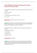 PSYC 140 Module 4 &ndash; Portage Lifespan Psychology &lpar;2026&sol;2027&rpar; Q&A &vert; A&plus; Guarantee