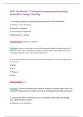 PSYC 140 Module 7 &ndash; Portage Lifespan Psychology &lpar;2026&sol;2027&rpar; Q&A &vert; A&plus; Guarantee