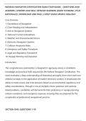 INDIANA NAVIGATOR CERTIFICATION EXAM STUDYGUIDE &ndash; QUESTIONS AND&NewLine;ANSWERS &vert; VERIFIED AND WELL DETAILED ANSWERS &vert;EXAM TESTBANK &vert; PLUS&NewLine;RATIONALES &vert; DOWNLOAD AND PASS &vert; LATEST EXAM UPDATE 2026&sol;2027