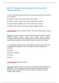 BIOL 271 Module 1 &ndash; Portage Microbiology w&sol;Lab &lpar;2026&sol;2027&rpar; Q&A &vert; A&plus; Guarantee