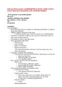 NUR 323 FINAL EXAM COMPREHENSIVE STUDY GUIDE&comma; NCLEX-STYLE PRACTICE QUESTIONS AND ANSWERS 
