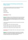 BIOL 271 Microbiology w&sol;Lab Modules 1&ndash;6 &plus; Final Exam Bundle &vert; Portage Learning Q&A