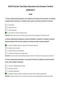 SOCE Practice Test Exam Questions And Answers Verified &lbrack;2026&sol;2027&rsqb;