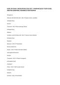 NURS 399 EXAM 3 MEDICATIONS 2026&sol;2027 &vert; PHARMACOLOGY STUDY GUIDE&comma; PRACTICE QUESTIONS&comma; ANSWERS & EXAM REVIEW
