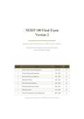 NEIEP 100 FINAL EXAMS BUNDLE 2026&sol;2027 &vert; Complete Study Guide with Verified Q&A &vert; Elevator Industry &vert; Pass Guaranteed - A&plus; Graded