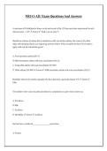 NR511-All &sol; Exam Questions And Answers
